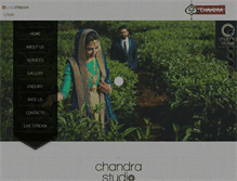 Tablet Screenshot of chandragroupofstudios.com